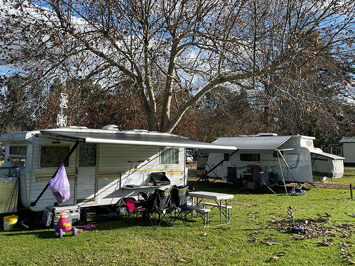 Grass Sites Howlong Caravan Park NSW