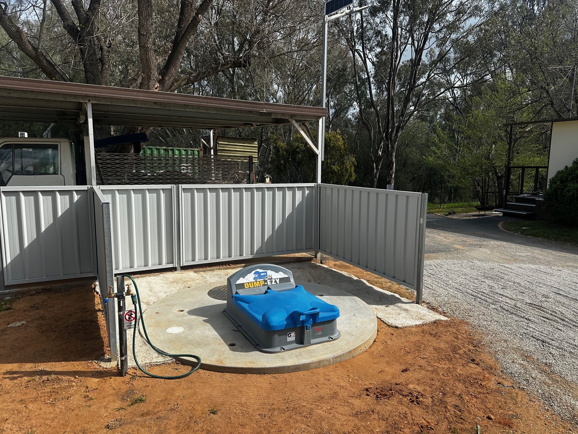 Tennis Court caravan park